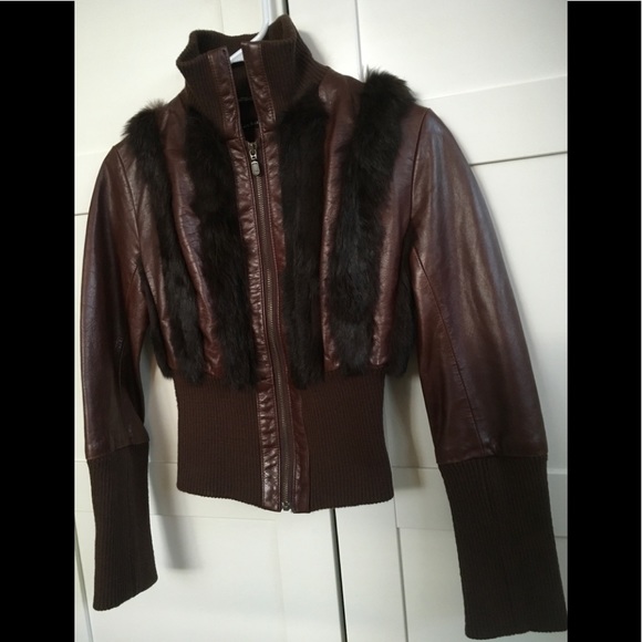 Rare MACKAGE leather bomber jacket size S - Picture 2 of 7